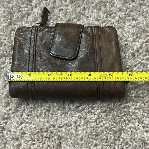 Fossil brown leather wallet - Picture 3 of 16